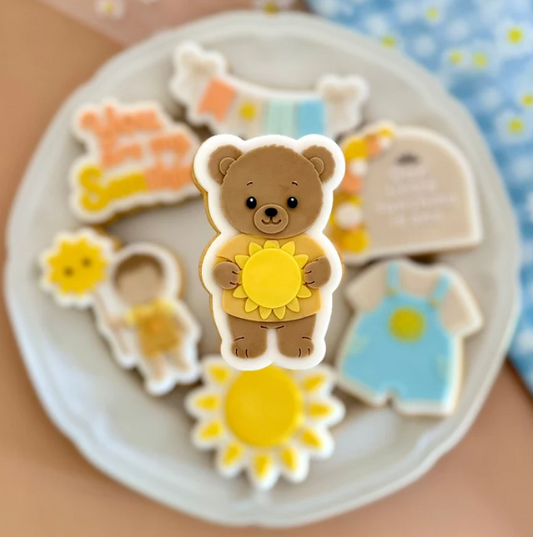 SONNE 23 - Sonnenbär (Ausstechform und Stamp)
