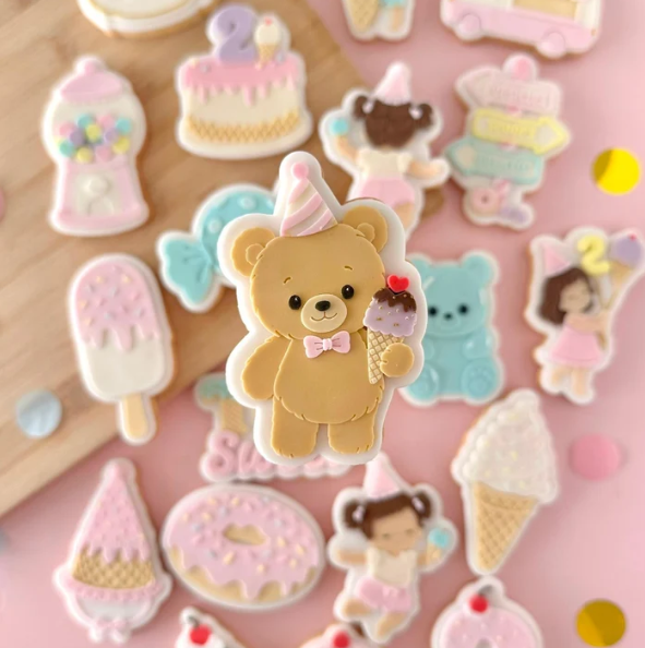 TWO SWEET 3025 - Teddybär mit Eiscreme