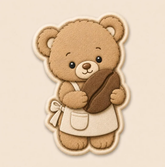 3159 – Teddybär mit Kaffeebohne