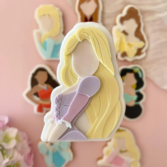 PRINZESSIN 7 - (Ausstechform und Stamp)