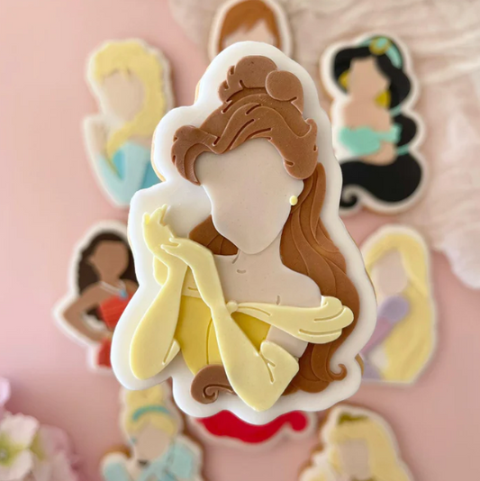 PRINZESSIN 1 - (Ausstechform und Stamp)