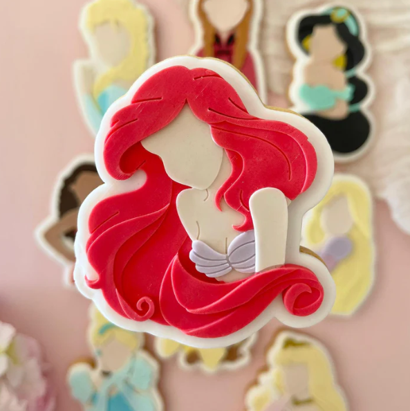 PRINZESSIN 3 - (Ausstechform und Stamp)