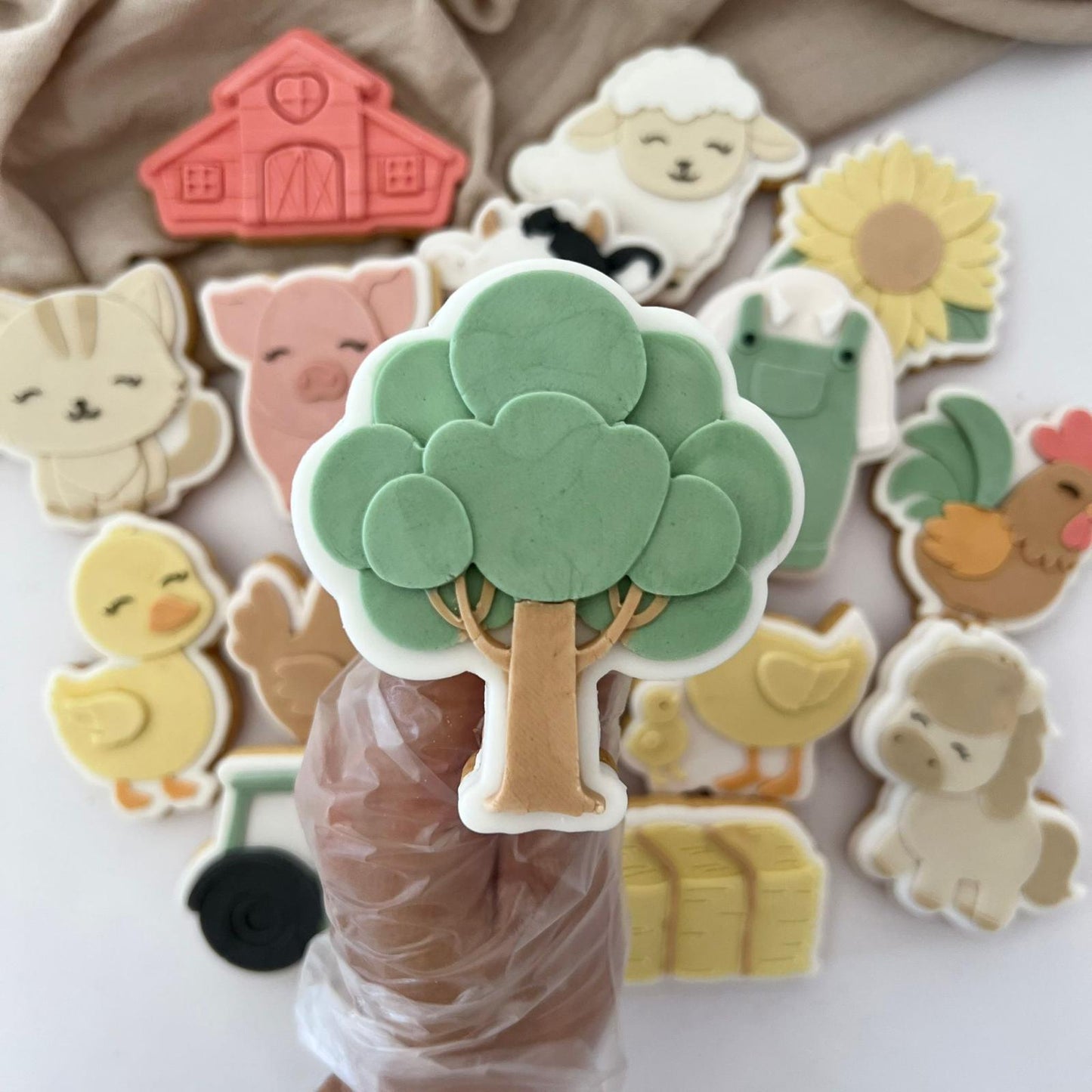 BAUERNHOF (2) 4 - Baum (Ausstechform und Stamp)