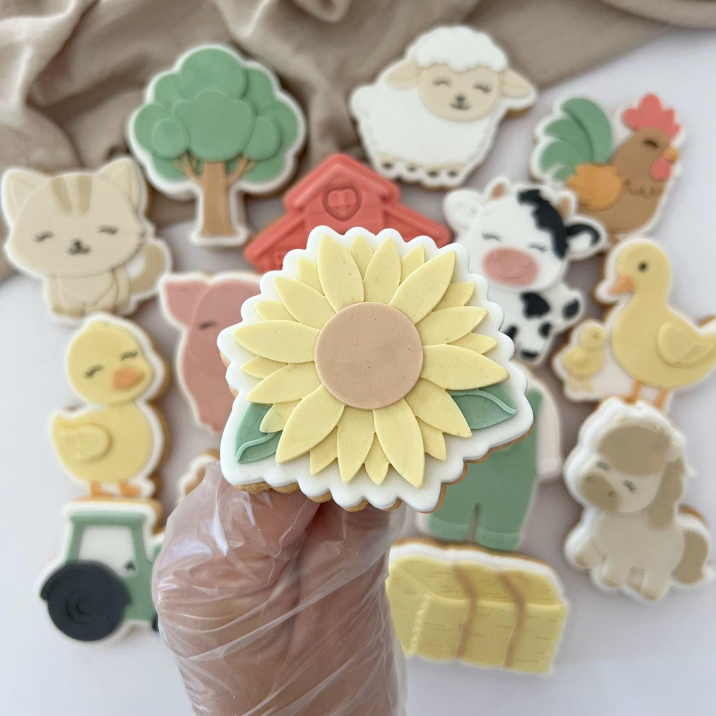 BAUERNHOF (2) 5 - Sonnenblume (Ausstechform und Stamp)