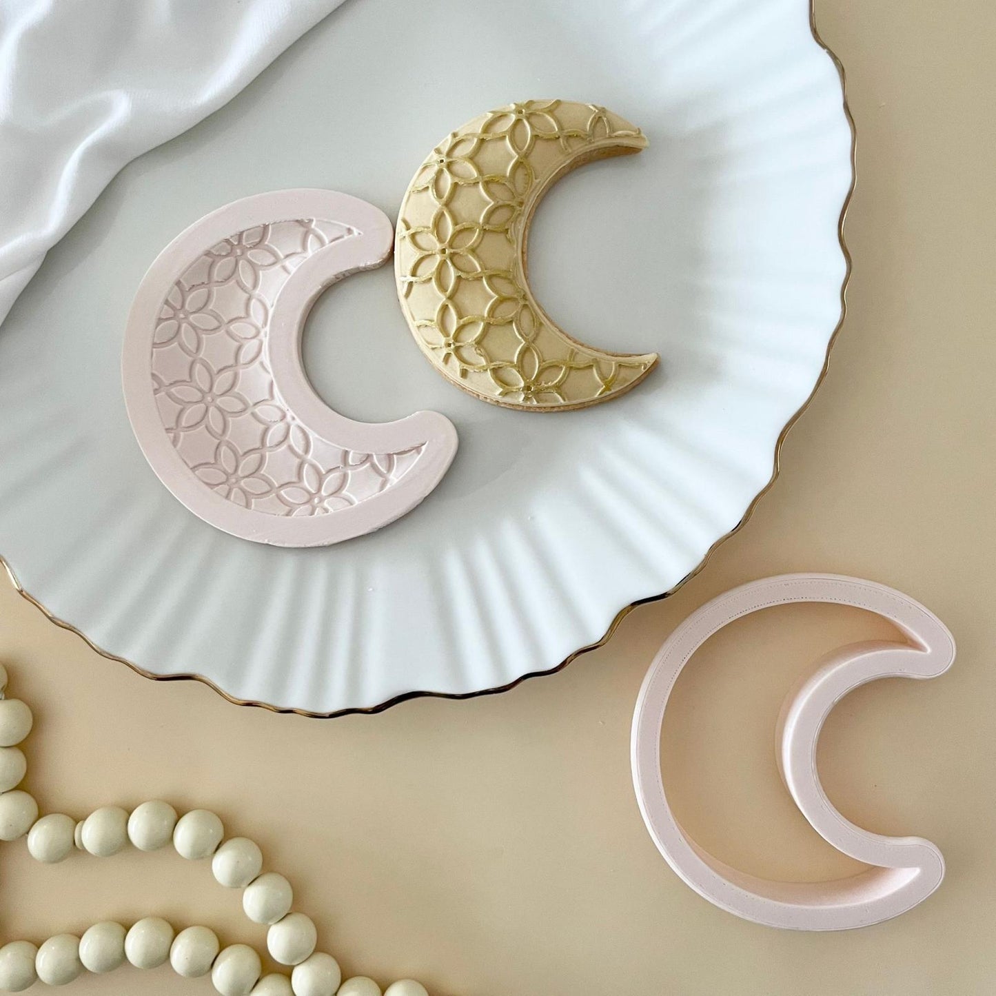 RAMADAN2025 9 - Mond 3D (Ausstechform und Stamp)
