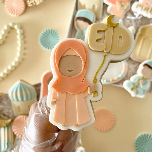 RAMADAN2025 11 - Eid Ballonmädchen (Ausstechform und Stamp)