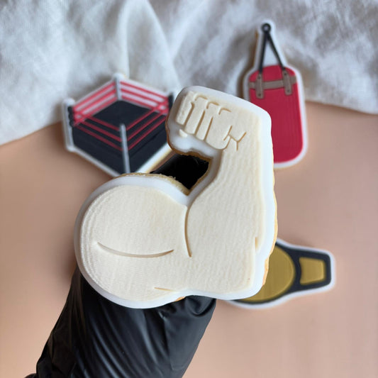 BOXEN 4 - Muskel (Ausstechform und Stamp)