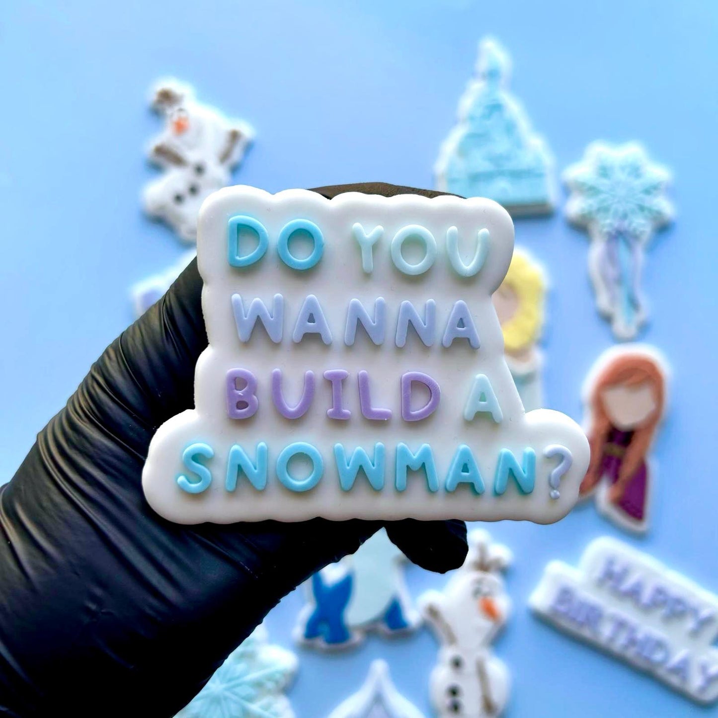 FROZEN 10 - Do u wanna build a snowman (Ausstechform und Stamp)