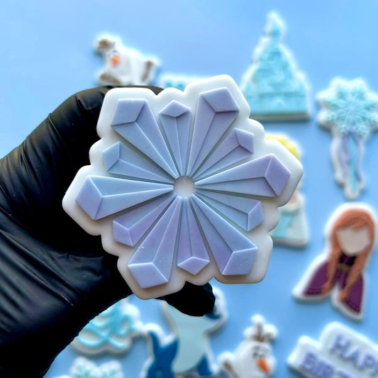 FROZEN 6 - Kristallschneeflocke (Ausstechform und Stamp)