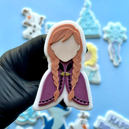 FROZEN 17 - Anna (Ausstechform und Stamp)