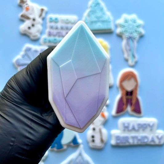 FROZEN 7 - Kristall (Ausstechform und Stamp)