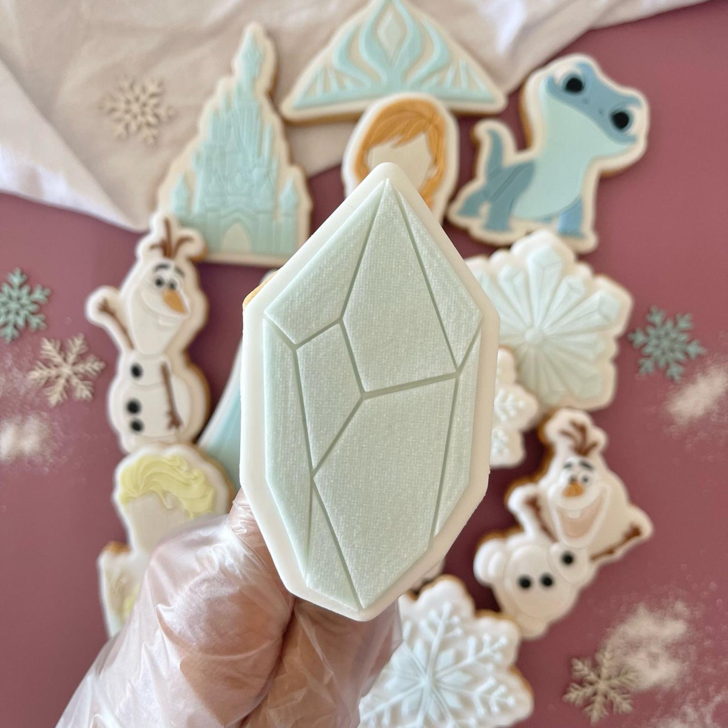 FROZEN 7 - Kristall (Ausstechform und Stamp)