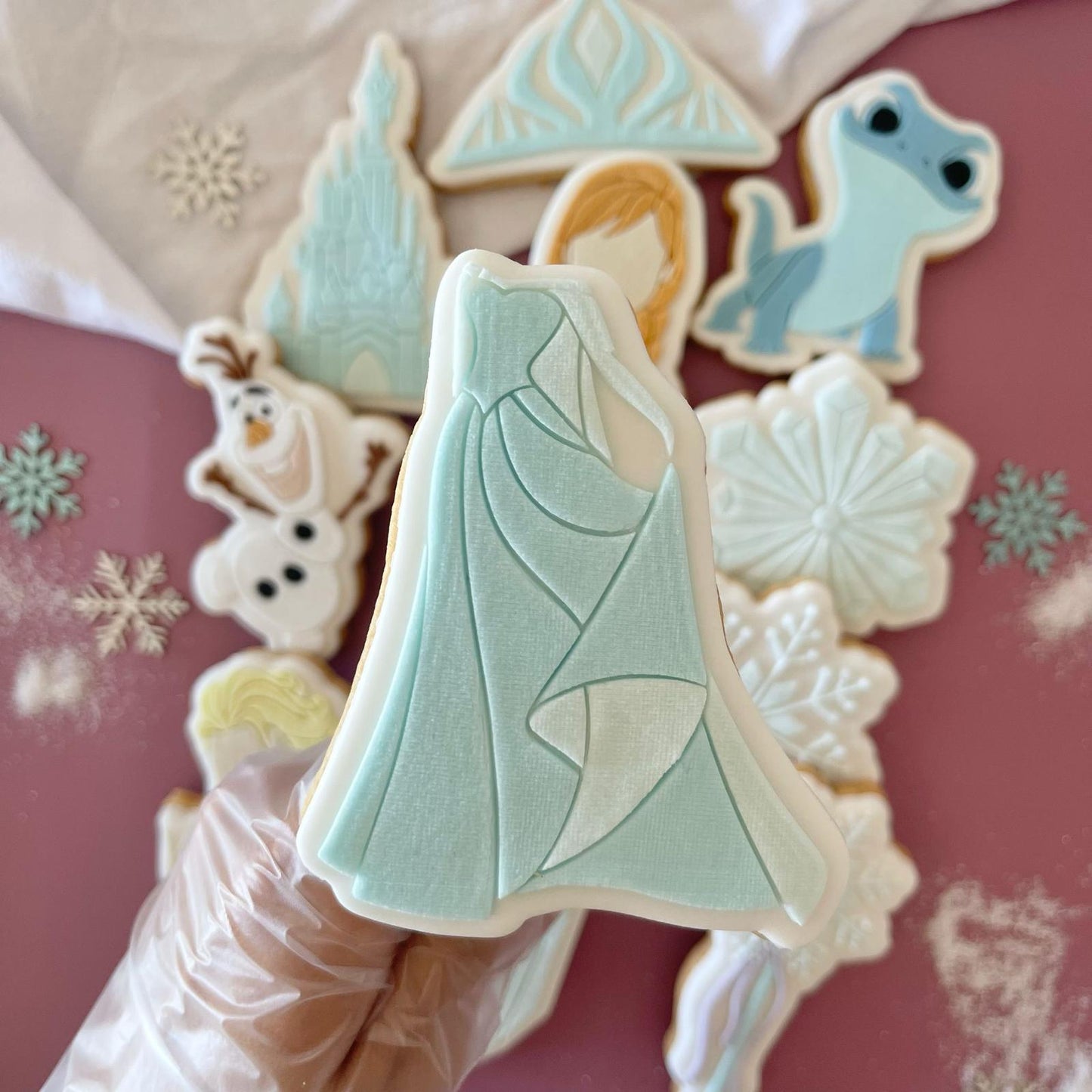 FROZEN 15 - Kleid (Ausstechform und Stamp)