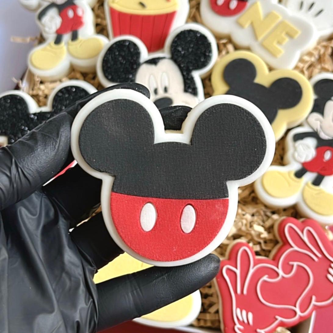 MICKEY 3 - Mickey-Kopf (Ausstechform und Stamp)