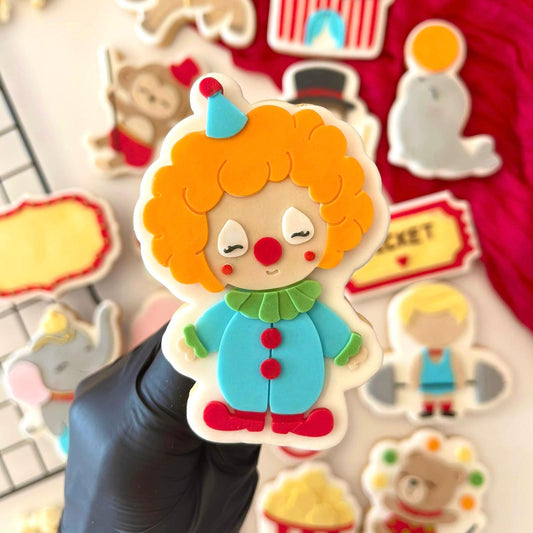 ZIRKUS 4 - Clown (Ausstechform und Stamp)