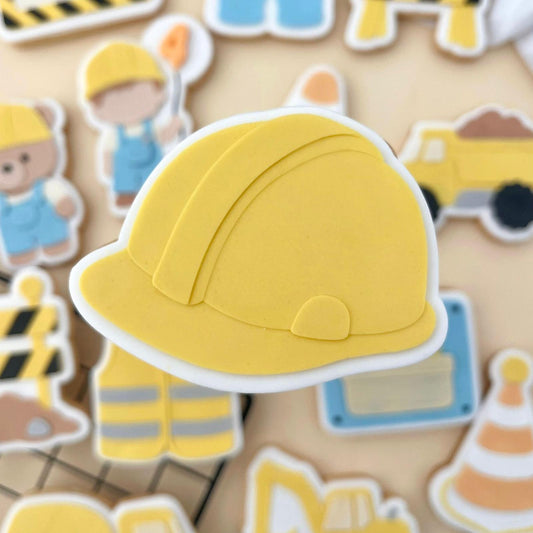 KLEINE BAUSTELLE 2 2 - Helm (Ausstechform und Stamp)