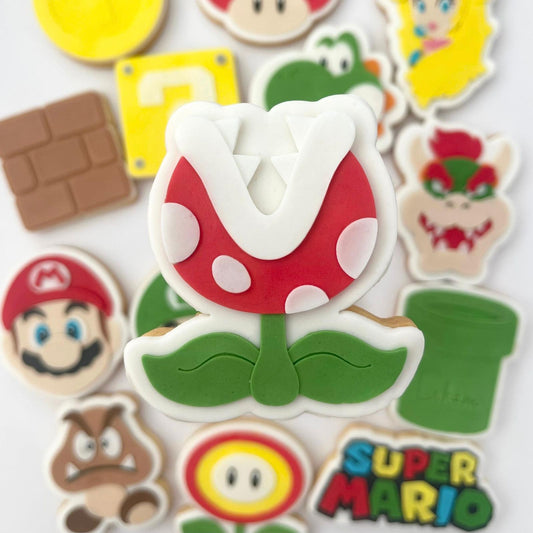 MARIO 9 - Piranha-Blume (Ausstechform und Stamp)