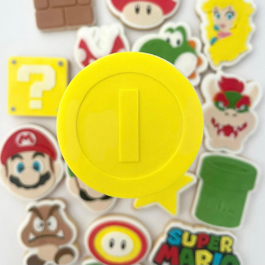 MARIO 11 - Münze (Ausstechform und Stamp)