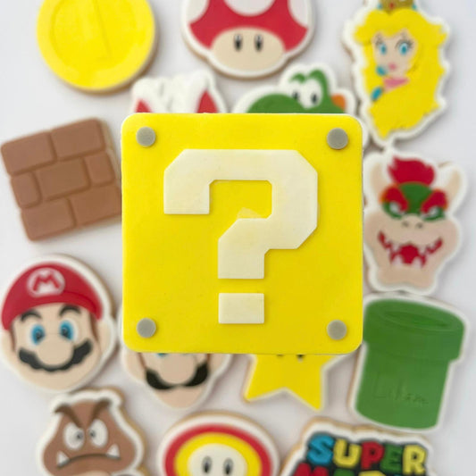MARIO 13 - Block ? (Ausstechform und Stamp)