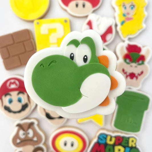 MARIO 6 - Yoshi (Ausstechform und Stamp)