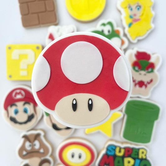 MARIO 4 - Toad (Ausstechform und Stamp)