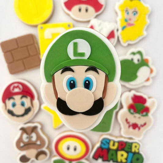 MARIO 2 - Luigi (Ausstechform und Stamp)