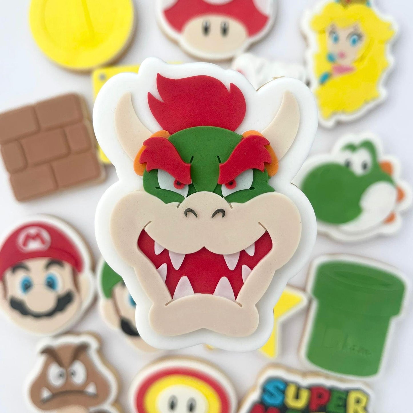 MARIO 3 - Bowser (Ausstechform und Stamp)