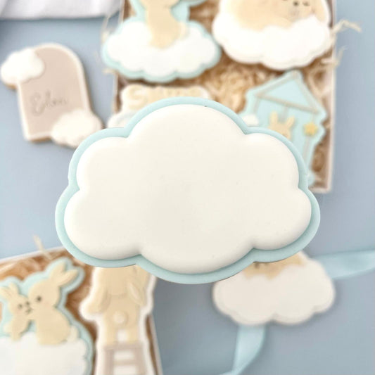 WOLKENHASE 7 - 3D-Wolke (Ausstechform und Stamp)