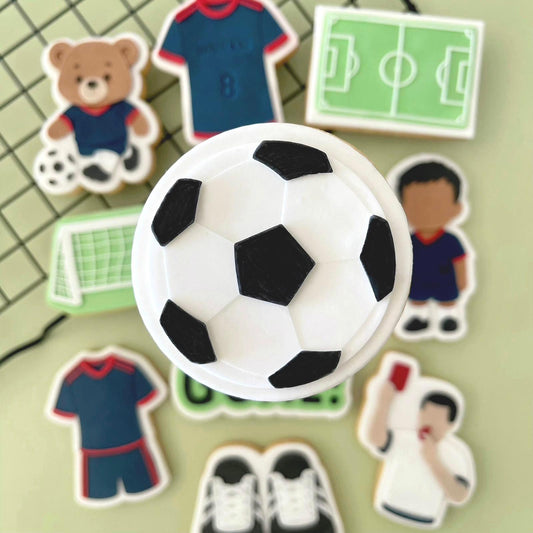 FUßBALL 1 - Fußball (Ausstehform und Stamp)