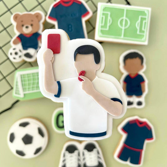 FUßBALL 6 - Schiedsrichter (Ausstehform und Stamp)