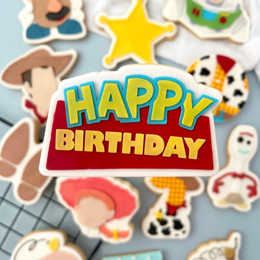 TOY STORY 15 - Happy Birthday (Ausstechform und Stamp)