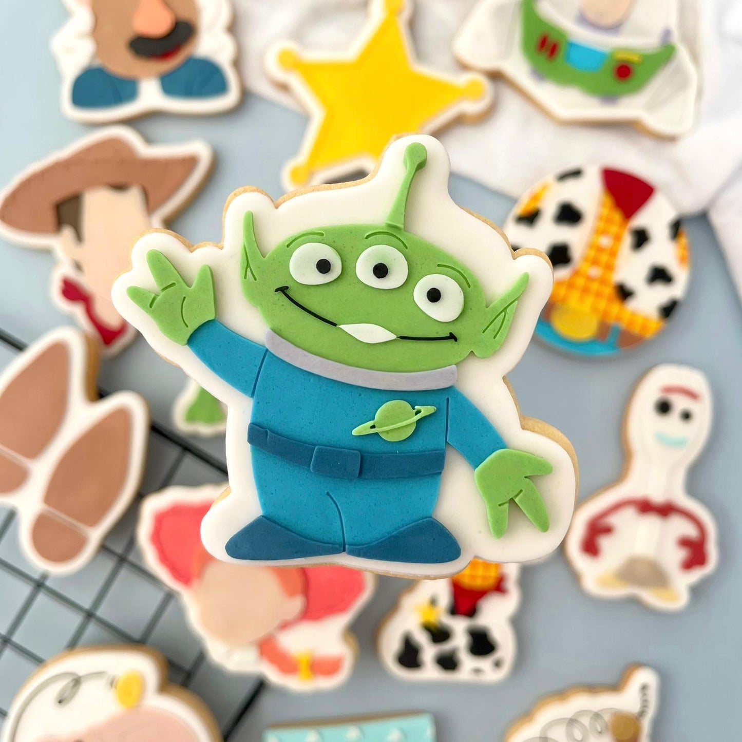 TOY STORY 3 - Alien (Ausstechform und Stamp)