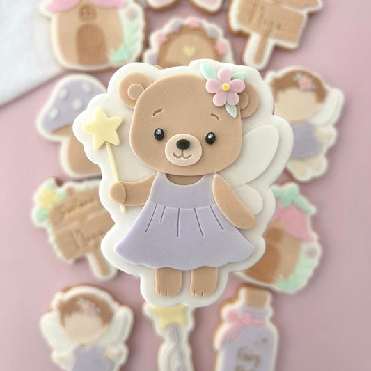 FEE (2) 5 - Teddyfee (Ausstechform und Stamp)