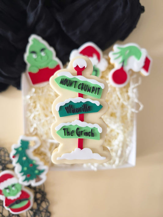 WEIHNACHTEN 2025 - 44 Grinch-Schild