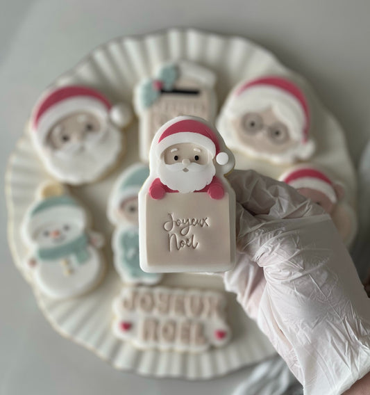 WEIHNACHTEN 2025 - 85 Weihnachtsmann mit Rahmen