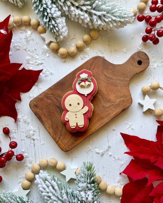 WEIHNACHTEN 2025 - 108 Lebkuchenmann mit Ballon