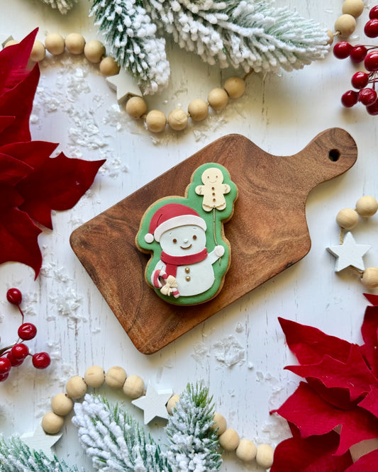 WEIHNACHTEN 2025 - 112 Schneemann mit Ballon