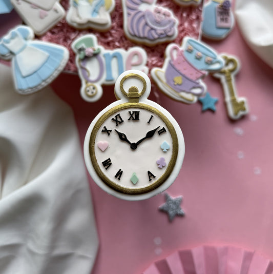 ALICE 8 - Uhr (Ausstechform und Stamp)