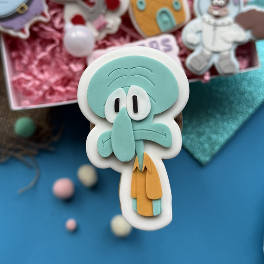 SPONGEBOB 3 - Thaddäus (Ausstechform und Stamp)