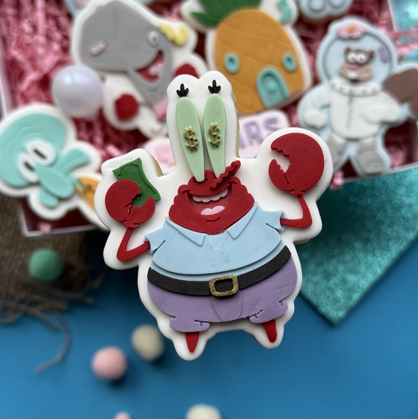 SPONGEBOB 4 - Mr. Krabs (Ausstechform und Stamp)