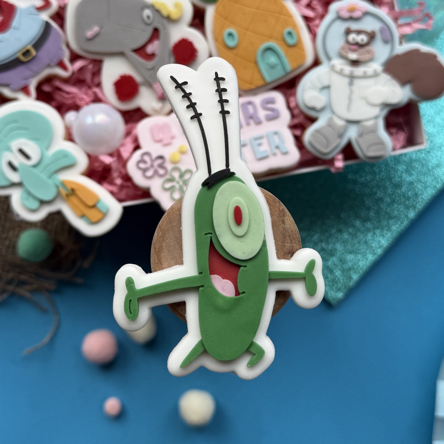 SPONGEBOB 7 - Plankton (Ausstechform und Stamp)