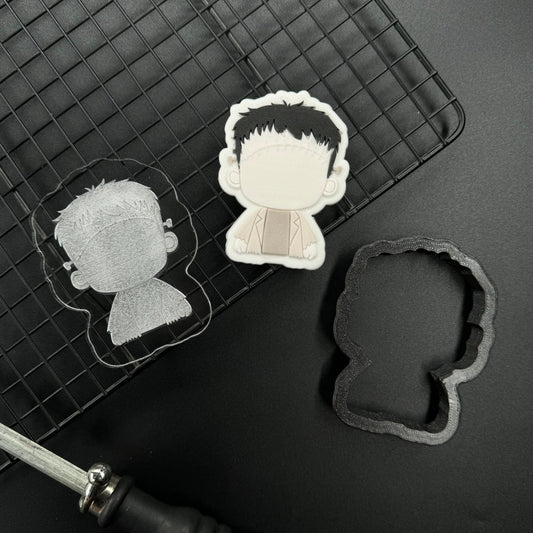HALLOWEEN 1 - Frankenstein (Ausstechform und Stamp)