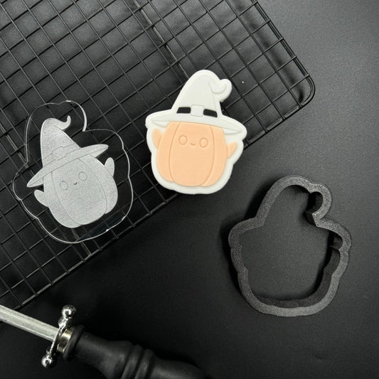 HALLOWEEN 15 - Kürbis (Ausstechform und Stamp)