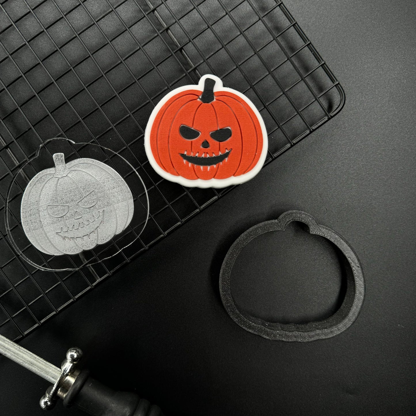 HALLOWEEN 12 - Kürbis (Ausstechform und Stamp)