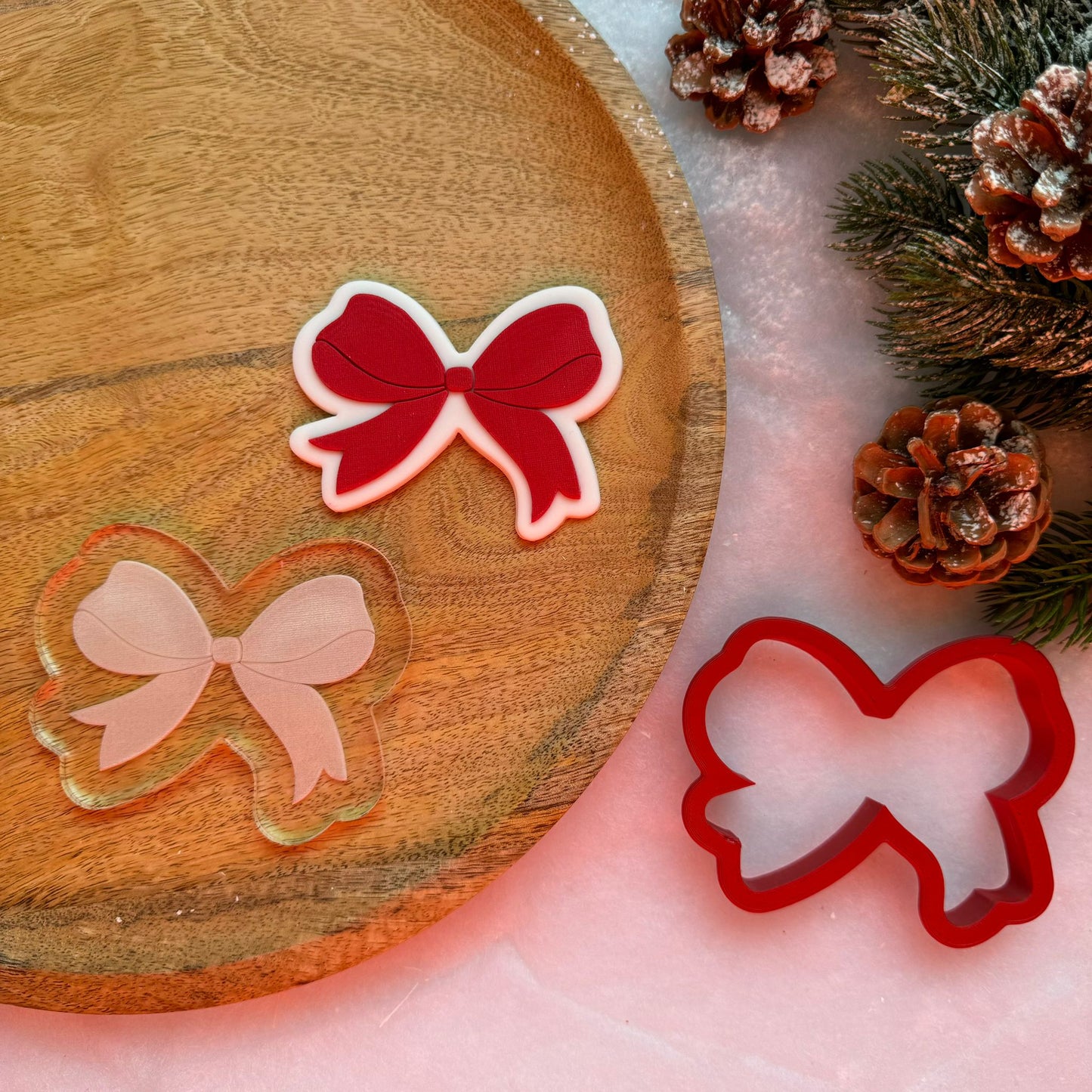 WEIHNACHTEN 23 - Schleife (Ausstechform und Stamp)