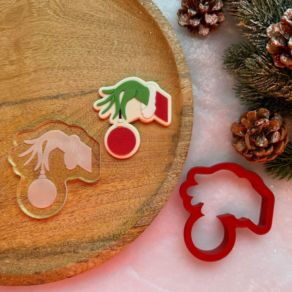 WEIHNACHTEN 31 - Grinch (Ausstechform und Stamp)