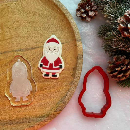 WEIHNACHTEN 14 - Weihnachtsmann (Ausstechform und Stamp)