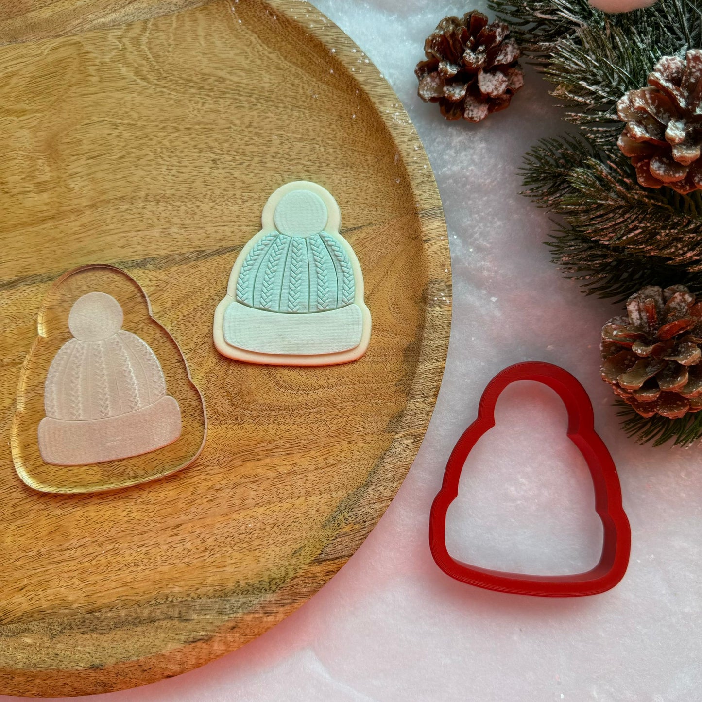 WEIHNACHTEN 19 - Mütze (Ausstechform und Stamp)