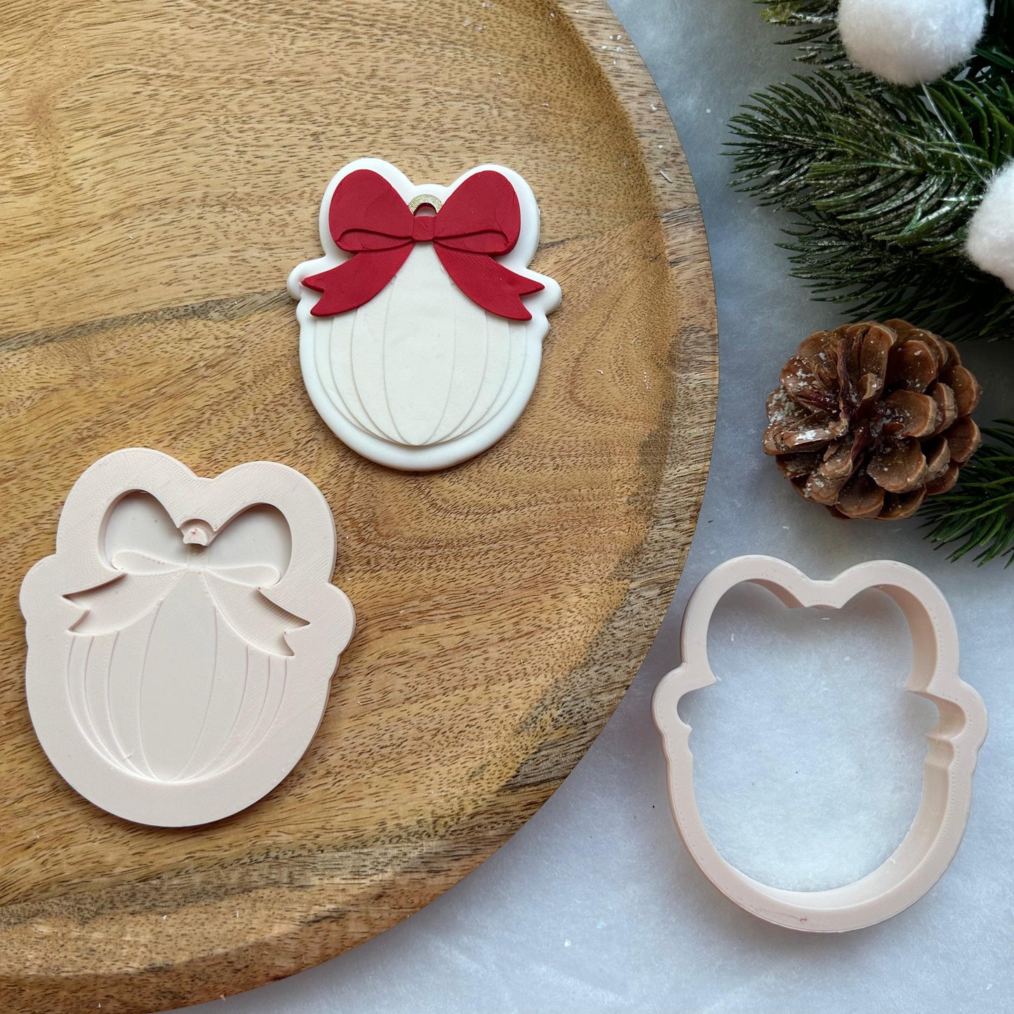 WEIHNACHTEN PLA 47 - Ornament (Ausstechform und Stamp)