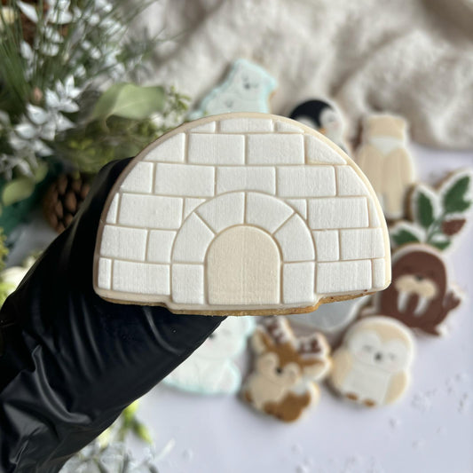 WINTERTIERE 11 - Iglu (Ausstechform und Stamp)